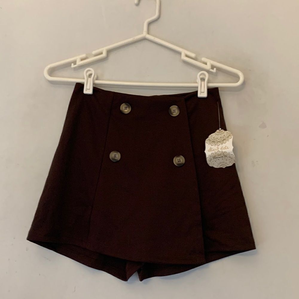 Altar’d Stat brown skort Size S NWT